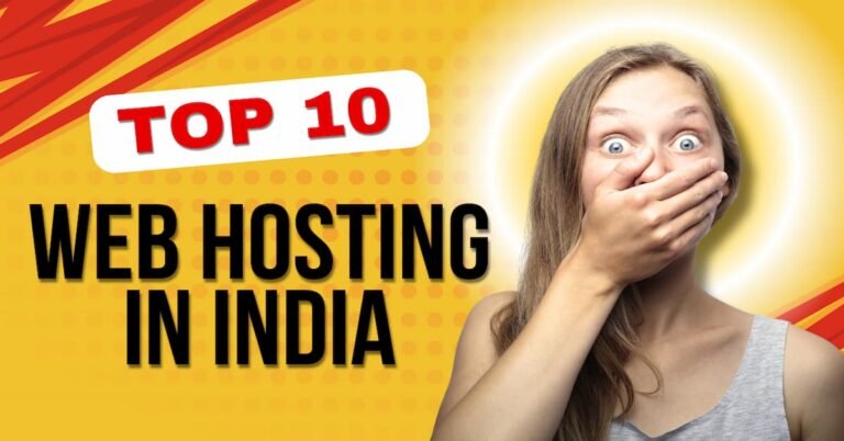 top 10 wordpress hosting in india showing banner